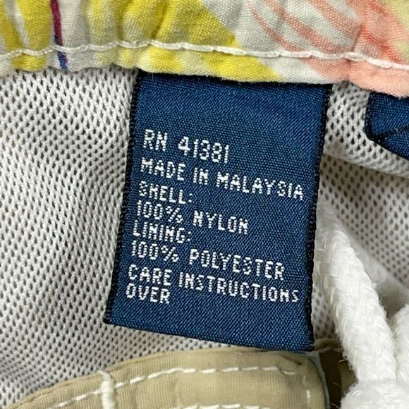 Polo‎ Ralph Lauren Board Shorts Men 36 Large Swim Shorts Cargo Lined Beige - Picture 9 of 12